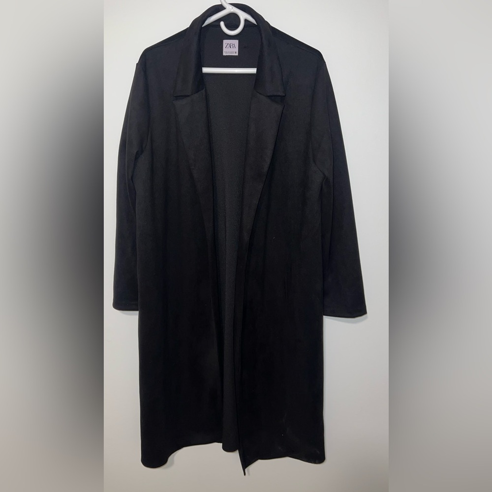 Zara faux suede top coat
